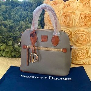Dooney & Bourke Dome Satchel. Taupe.
